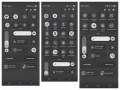 Panel szybkich ustawień z interfejsem One UI 8.5, pokazujący ikony Wi-Fi, Bluetooth, trybu samolotowego, SmartThings i sterowania mediami.