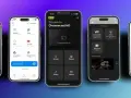 Aplikacje na iPhone'a ułatwiające klonowanie ekranu. Widzimy opcje takie jak Screen Mirroring, Stream to Chromecast HD i Connect to Chromecast.