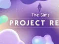 Grafika z napisem "The Sims PROJECT RE". Fani zastanawiają się, the sims 5 kiedy wyjdzie.