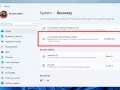 Ekran odzyskiwania systemu Windows 11, opcja "Napraw problemy przy użyciu Windows Update" do reinstalacji systemu.
