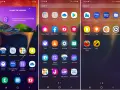 Ekran telefonu z ikonami aplikacji, w tym Samsung, Google, OneDrive, Play Store, Facebook, Snapchat. Widoczny też baner "Glance on Samsung" - to właśnie appcloud co to.