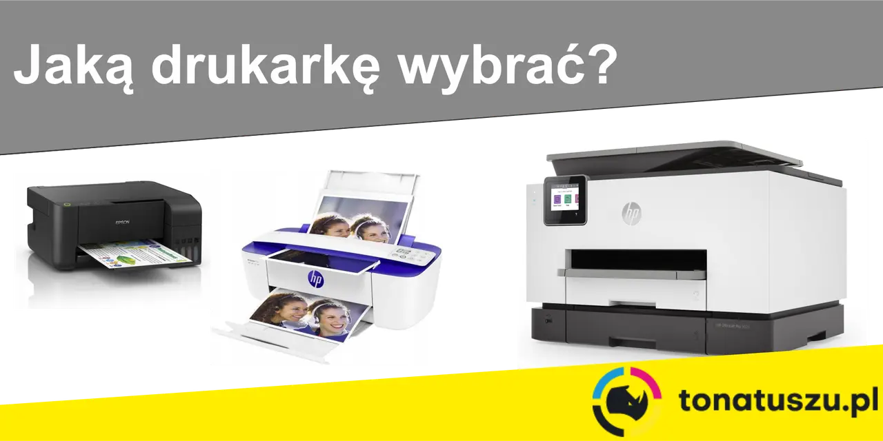 Porównanie drukarki laserowej i atramentowej. Którą wybrać? Zobacz trzy modele: Epson, HP.