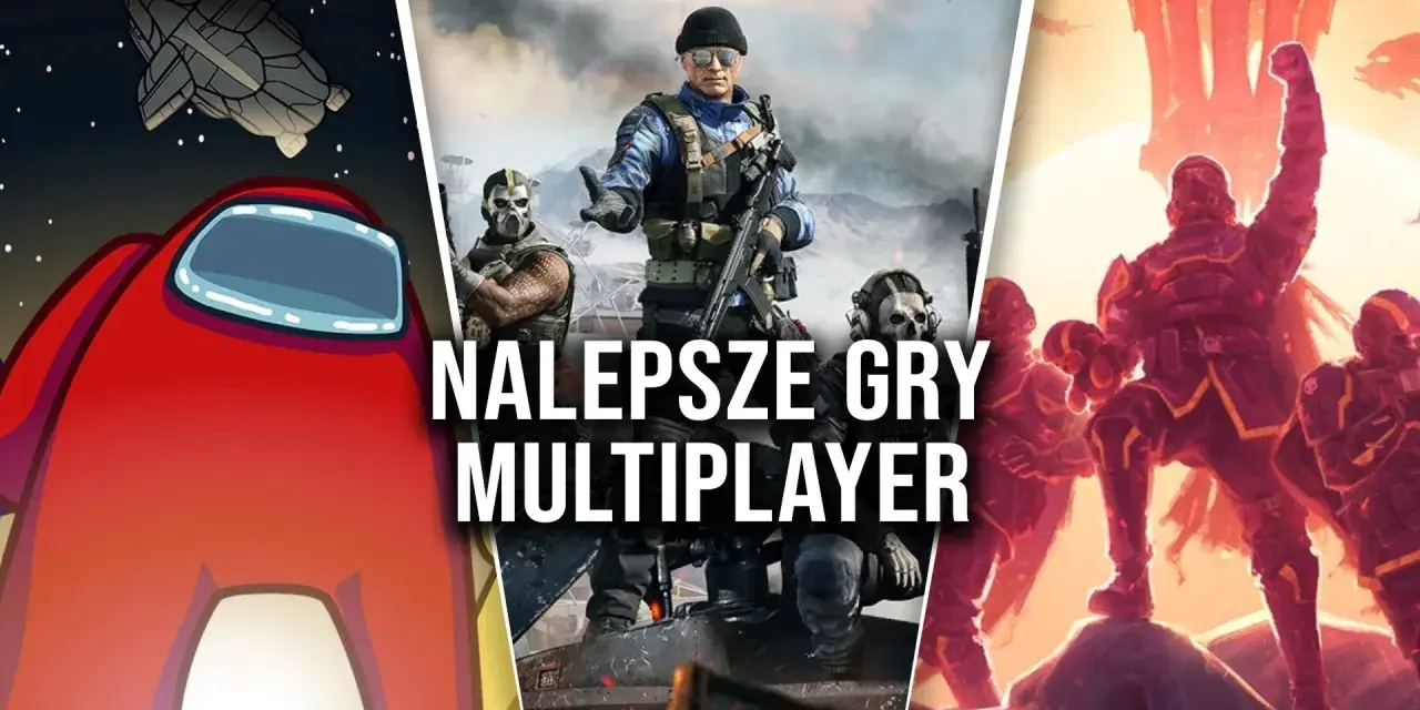 Among Us, Call of Duty, i inne gry multiplayer, idealne do wspólnej zabawy ze znajomymi.