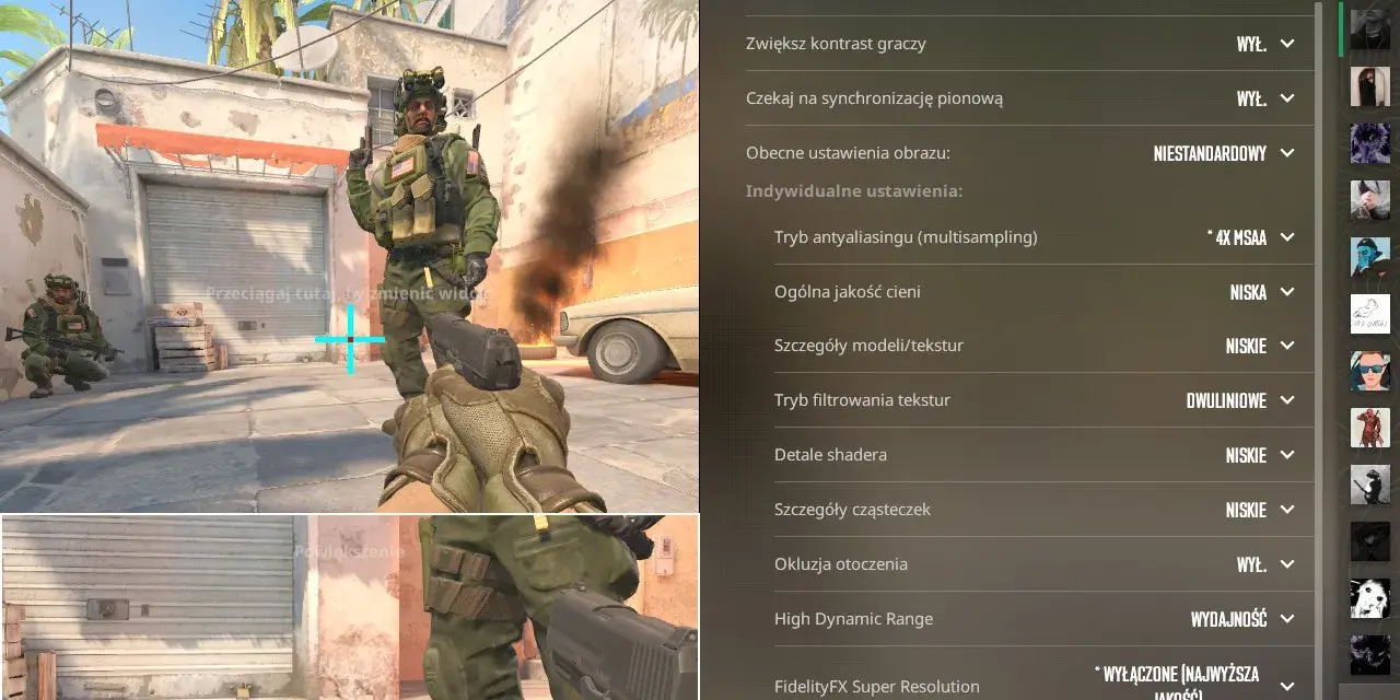 Ustawienia grafiki CS2: obraz, dźwięk, gra. Komenda na fps CS2 w menu zaawansowanych ustawień obrazu.