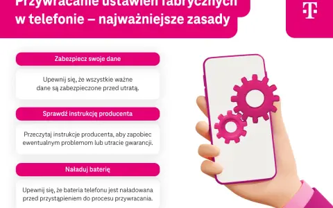 Przywracanie ustawień fabrycznych w telefonie: zabezpiecz dane, sprawdź instrukcję, naładuj baterię. To kluczowe zasady, by uniknąć problemów.