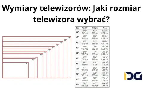 Tabela wymiarów telewizorów: od 32 do 85 cali. Znajdź idealny telewizor 42 cale wymiary dla swojego salonu.