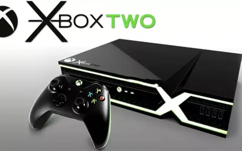 Kiedy nowy Xbox, konsola Xbox Two z kontrolerem, świeci na zielono.