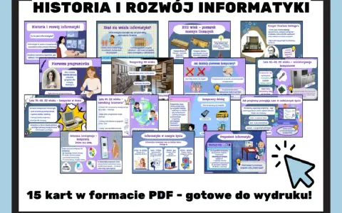 Historia i rozwój informatyki: od pierwszych maszyn liczących do sztucznej inteligencji. Poznaj kluczowe etapy i postacie.