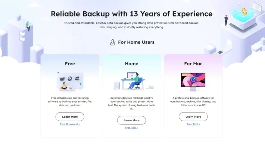 Oprogramowanie EaseUS Todo Backup Free do tworzenia kopii zapasowych systemu, plików i partycji.