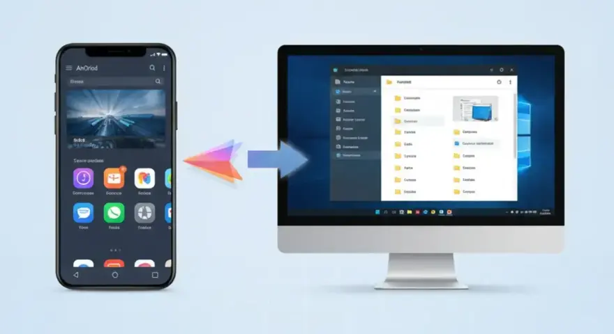 Przesyłanie plików z telefonu na komputer z Windows 10. Optymalizacja systemu, jak defragmentacja dysku Windows 10, przyspiesza pracę.
