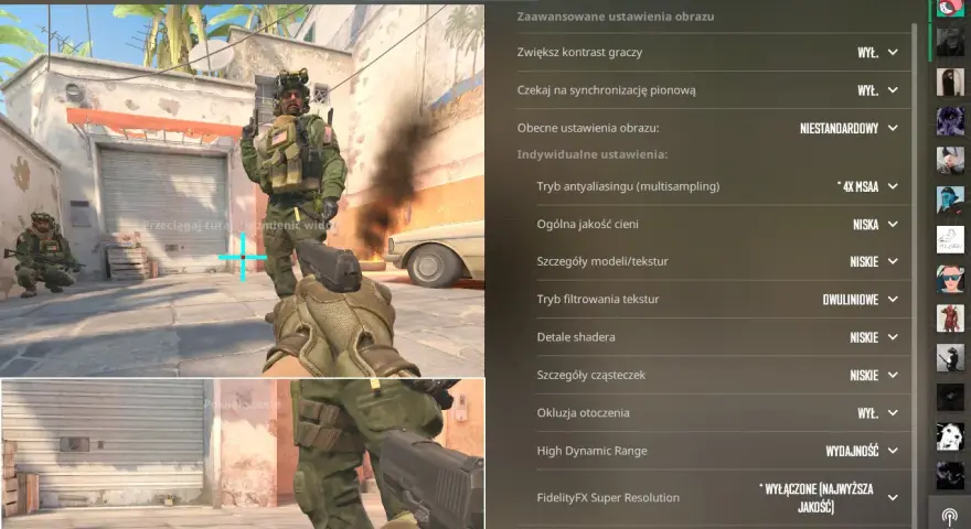 Ustawienia grafiki CS2: obraz, dźwięk, gra. Komenda na fps CS2 w menu zaawansowanych ustawień obrazu.