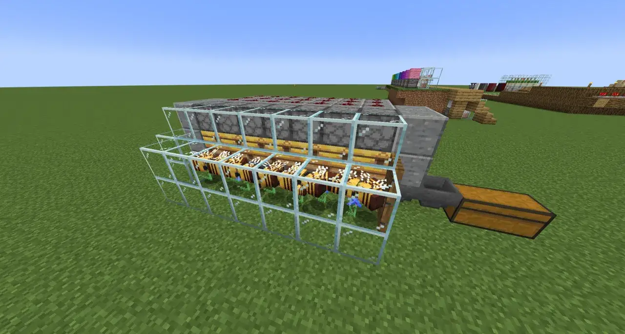 Automatyczna farma miodu w Minecraft. Zobacz, jak zrobić ul, kt&oacute;ry zbiera mi&oacute;d i pyłek.