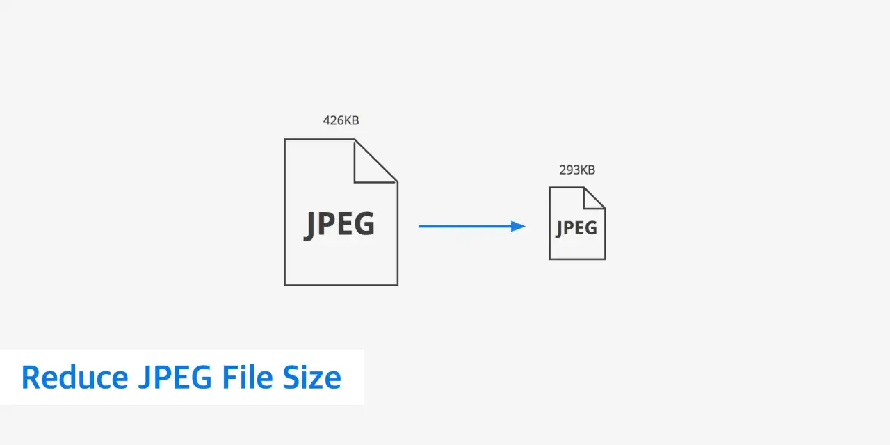 Program do zmniejszania zdjęć JPEG. Oryginalny plik 426KB staje się mniejszy, 293KB.